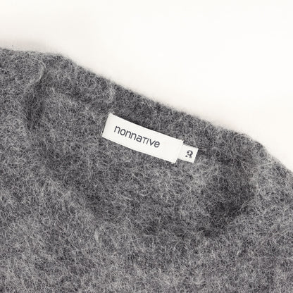 24AW クルーネック モヘヤニット セーター(WORKER SWEATER KID MOHAIR/W/N/P YARN)