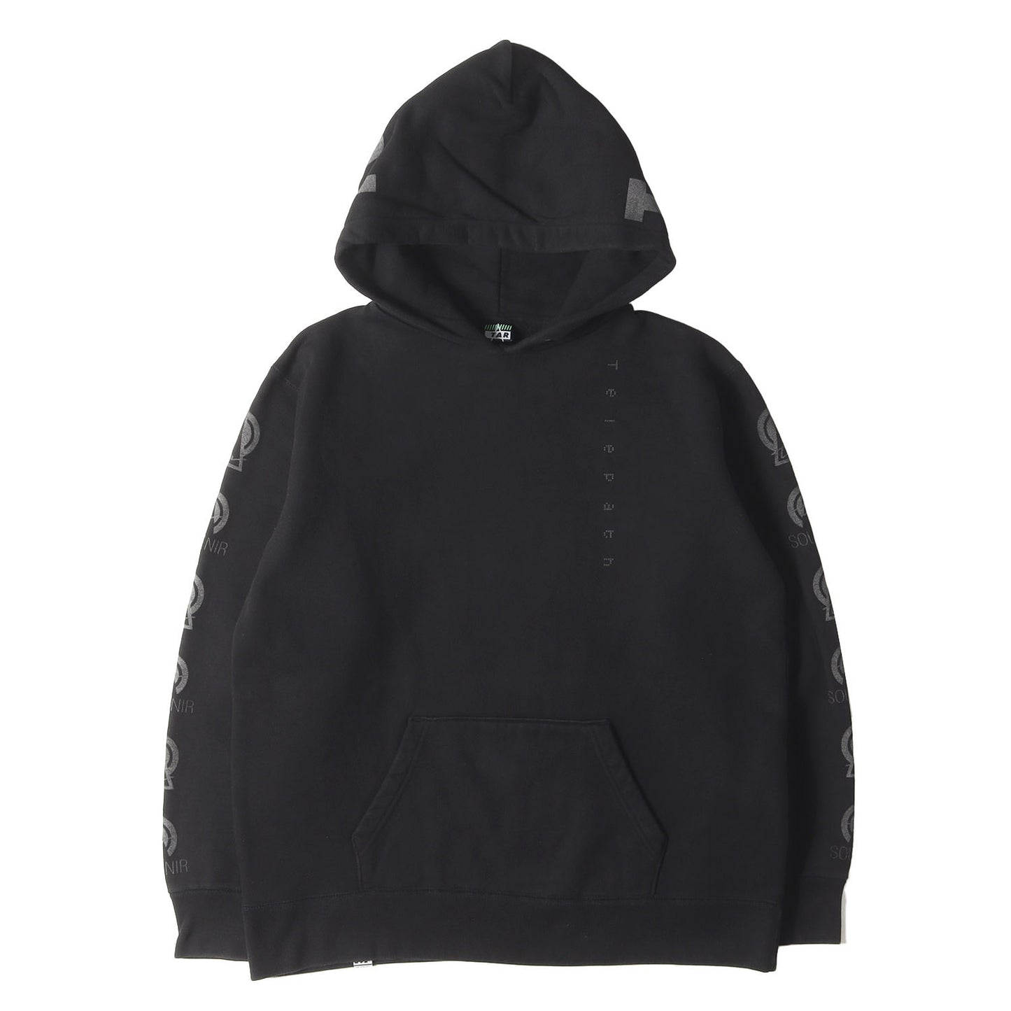 リフレクタープリント スウェット パーカー