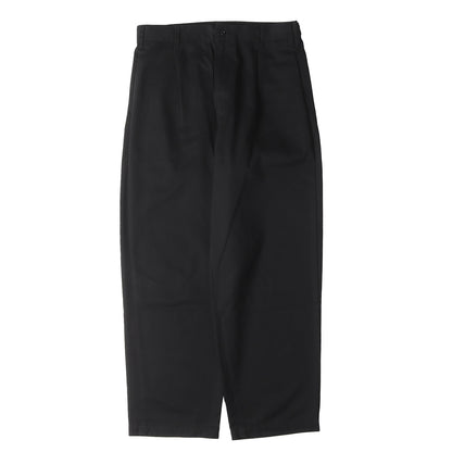 22AW 1タック ワーク チノパンツ(Twill Volume Pleated Trouser)