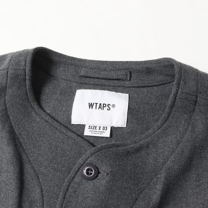 22AW ノーカラー ミリタリー シャツジャケット(SCOUT / LS / RAPO. TWILL)