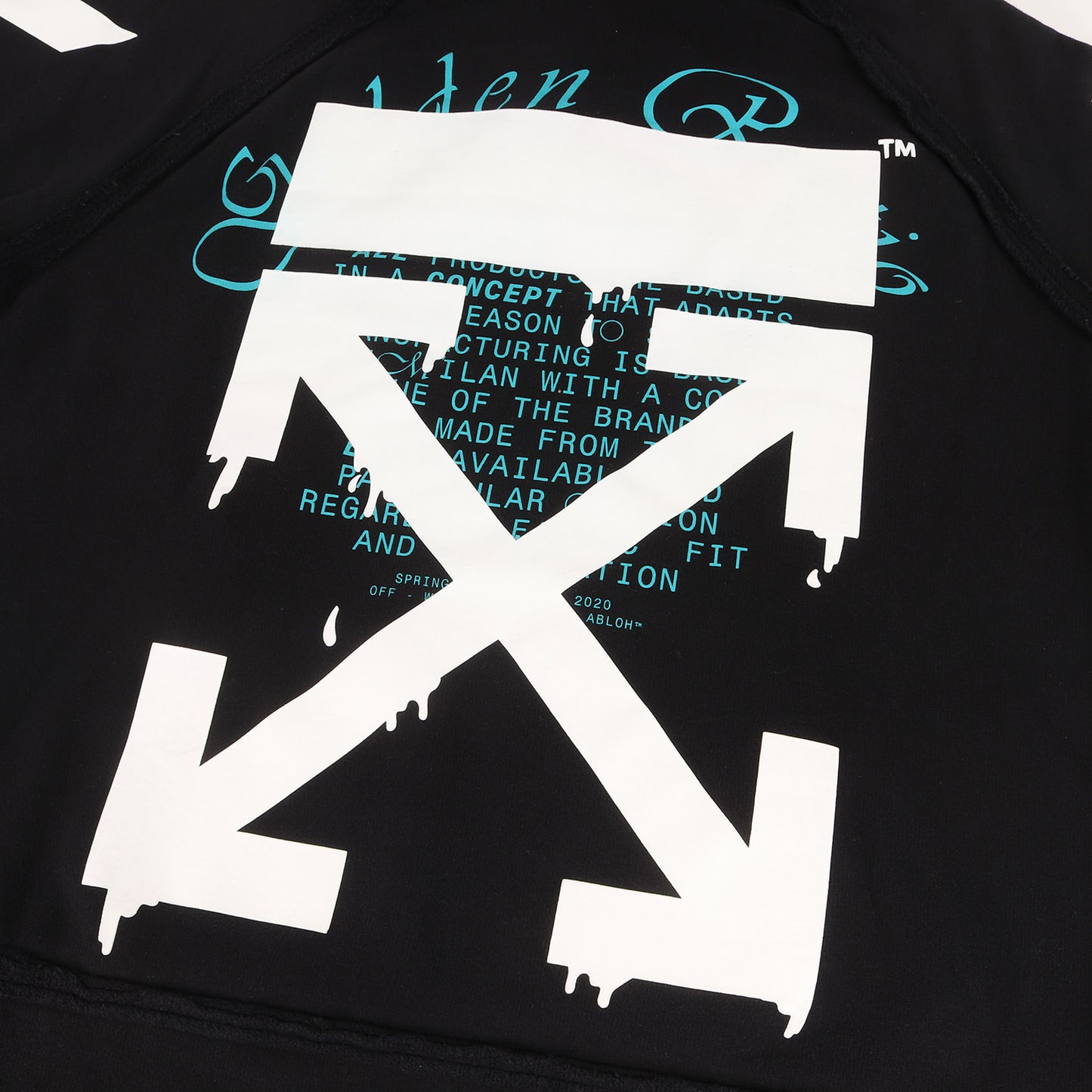 20SS ドリップアロー オーバーサイズ スウェット パーカー(Dripping Arrows Incomp Hoodie)