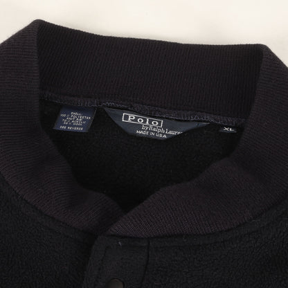 90s ポニー刺繍 フリース スナップボタン スタジャン USA製