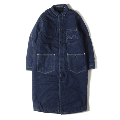[希少 リーバイスレッド] ボア デニム ロングコート