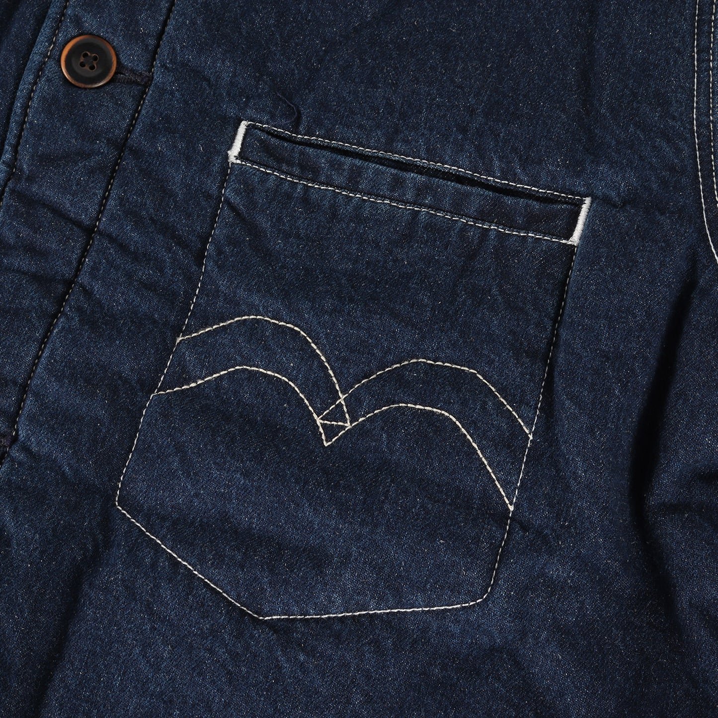 [希少 リーバイスレッド] ボア デニム ロングコート