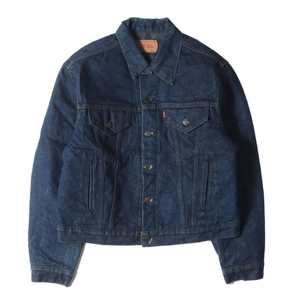 [濃紺 ビッグサイズ] 80s 70506-0317 ブランケット付き デニムジャケット / Gジャン