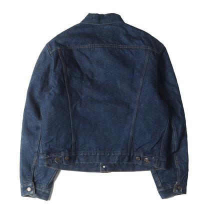 [濃紺 ビッグサイズ] 80s 70506-0317 ブランケット付き デニムジャケット / Gジャン
