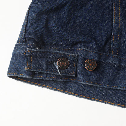 [濃紺 ビッグサイズ] 80s 70506-0317 ブランケット付き デニムジャケット / Gジャン