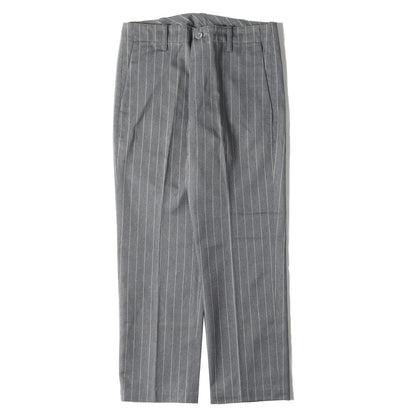 23SS ピンストライプ ワーク チノパンツ(CHINO PANTS TYPE-F)