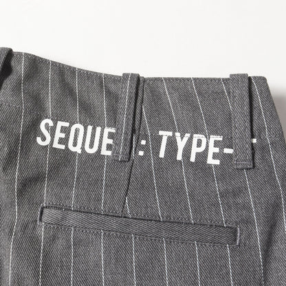 23SS ピンストライプ ワーク チノパンツ(CHINO PANTS TYPE-F)