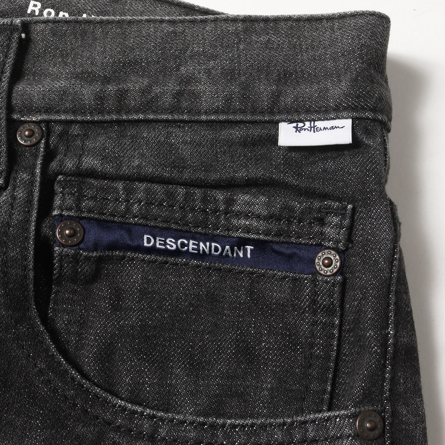 21AW ×Ron Herman ヴィンテージ加工 ワイド テーパード デニムパンツ(1995 BAGGY JEANS)