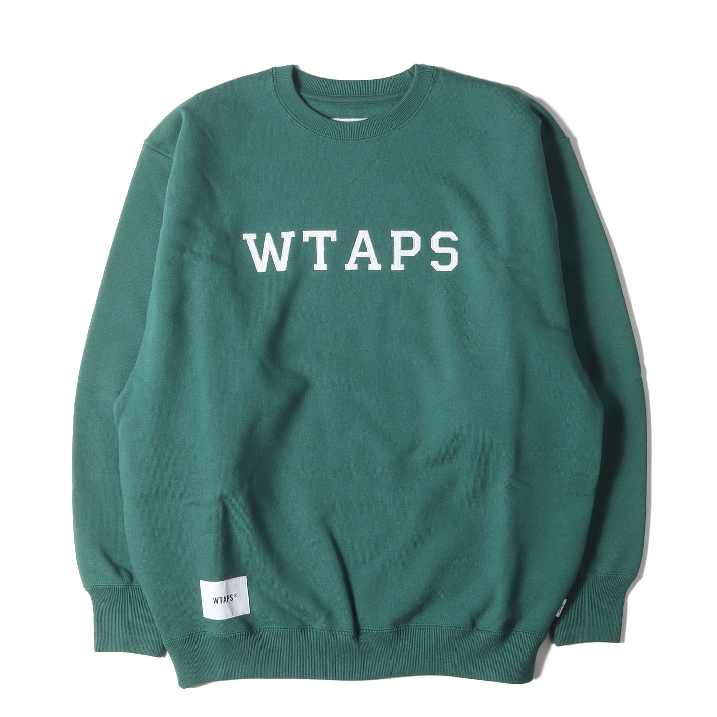 24SS アップリケロゴ クルーネック スウェット(ACADEMY / SWEATER / COTTON. COLLEGE)