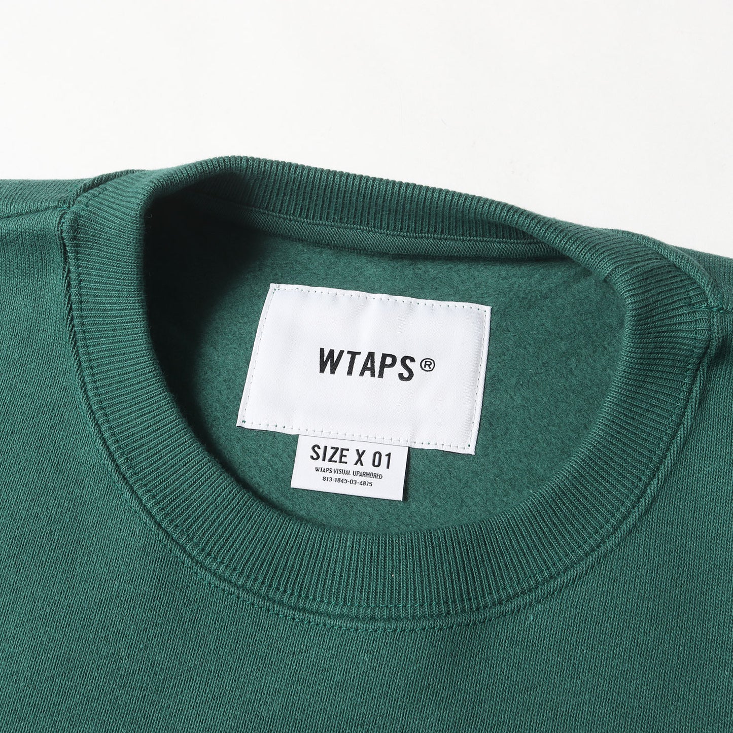 24SS アップリケロゴ クルーネック スウェット(ACADEMY / SWEATER / COTTON. COLLEGE)