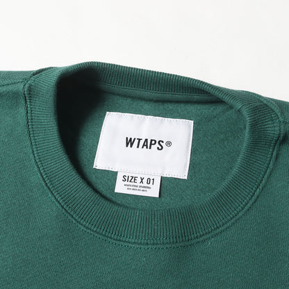 24SS アップリケロゴ クルーネック スウェット(ACADEMY / SWEATER / COTTON. COLLEGE)