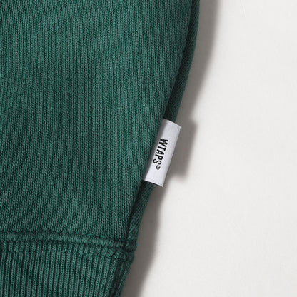 24SS アップリケロゴ クルーネック スウェット(ACADEMY / SWEATER / COTTON. COLLEGE)