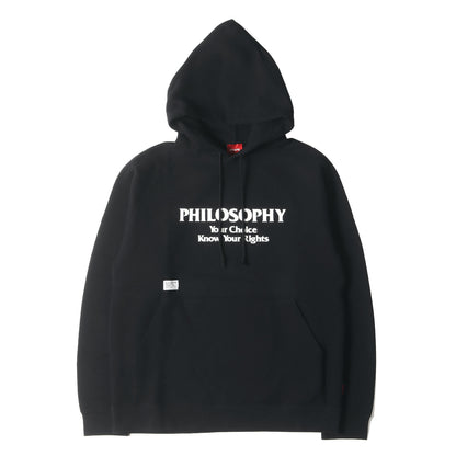 PHILOSOPHYロゴ スウェットパーカー
