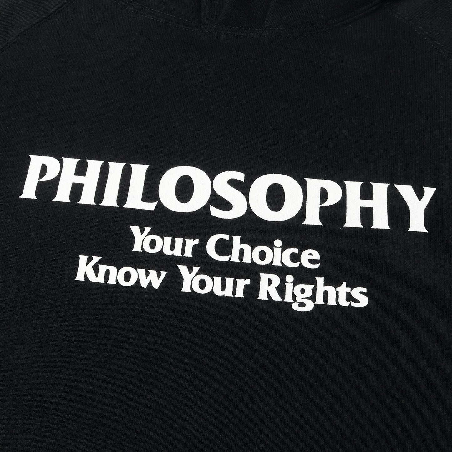 PHILOSOPHYロゴ スウェットパーカー
