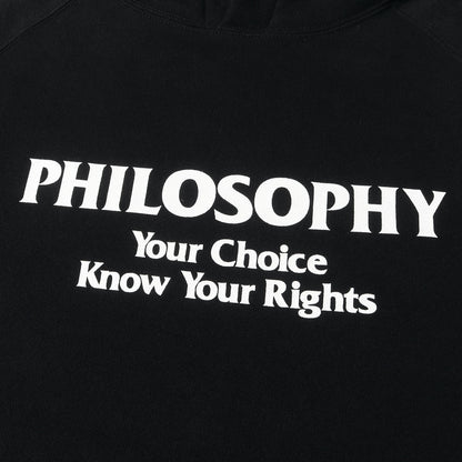 PHILOSOPHYロゴ スウェットパーカー