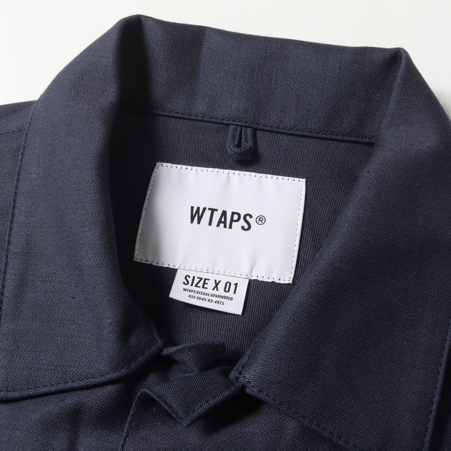 20AW コットンサテン ミリタリーシャツ(BUDS LS)