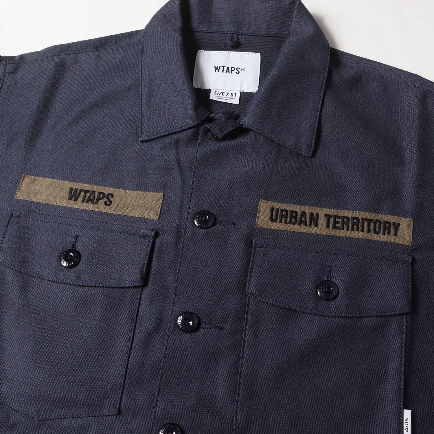 WTAPS (ダブルタップス) 20AW コットンサテン ミリタリーシャツ(BUDS