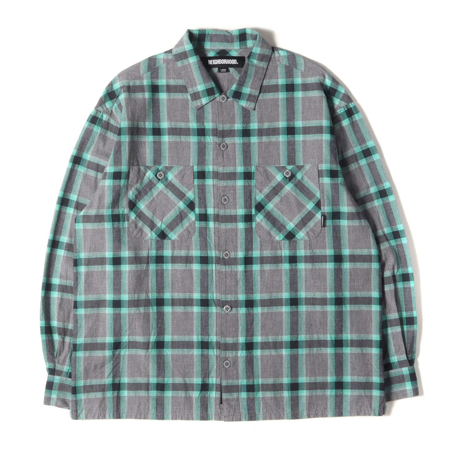 23SS ネオンチェック コットンシャツ(NEONCHECK SHIRT)