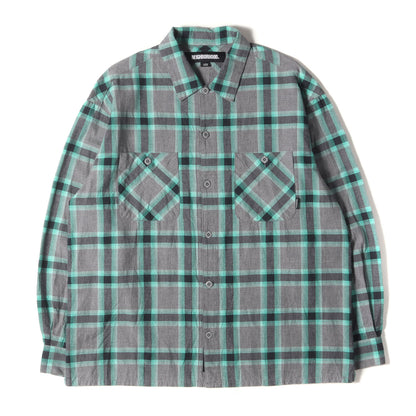 23SS ネオンチェック コットンシャツ(NEONCHECK SHIRT)