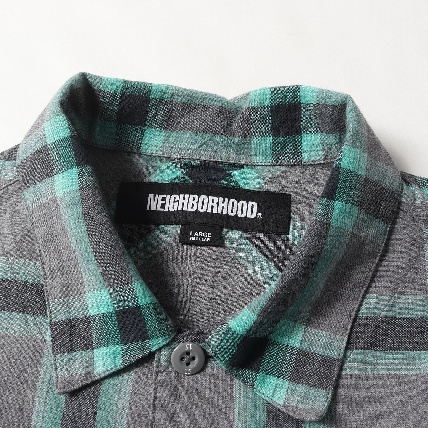23SS ネオンチェック コットンシャツ(NEONCHECK SHIRT)
