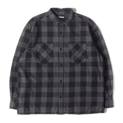 22AW チェック フランネルシャツ(FLANNEL CHECK NEL LS SHIRT)
