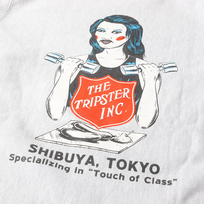 ×TRIPSTER グラフィックプリント リバースウィーブ スウェット