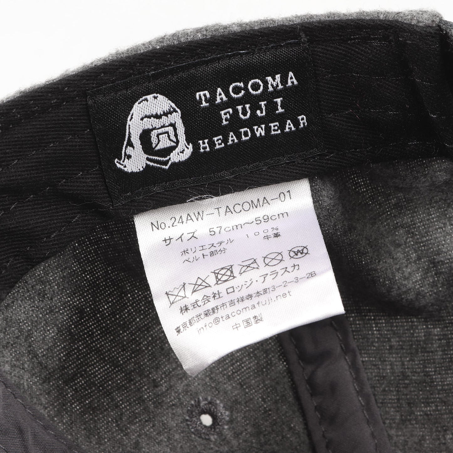 24AW TACOMA FUJI HEADWEAR アイコンマーク 6パネルキャップ