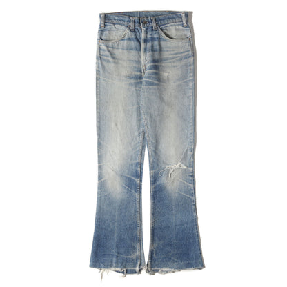 [雰囲気抜群] 80s 646-0217 ベルボトム デニムパンツ