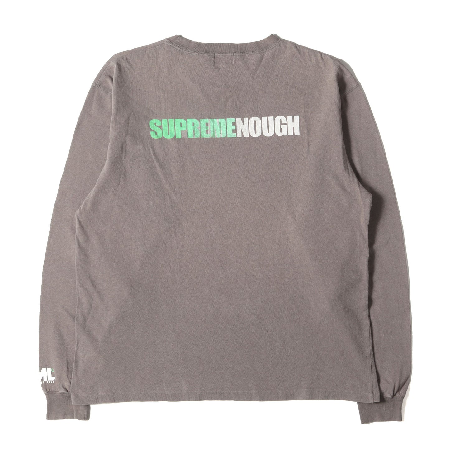 90s ×GOODENOUGH ×MORE ABOUT LESS 背ロゴ ロングスリーブ ポケット Tシャツ(1999年モデル)