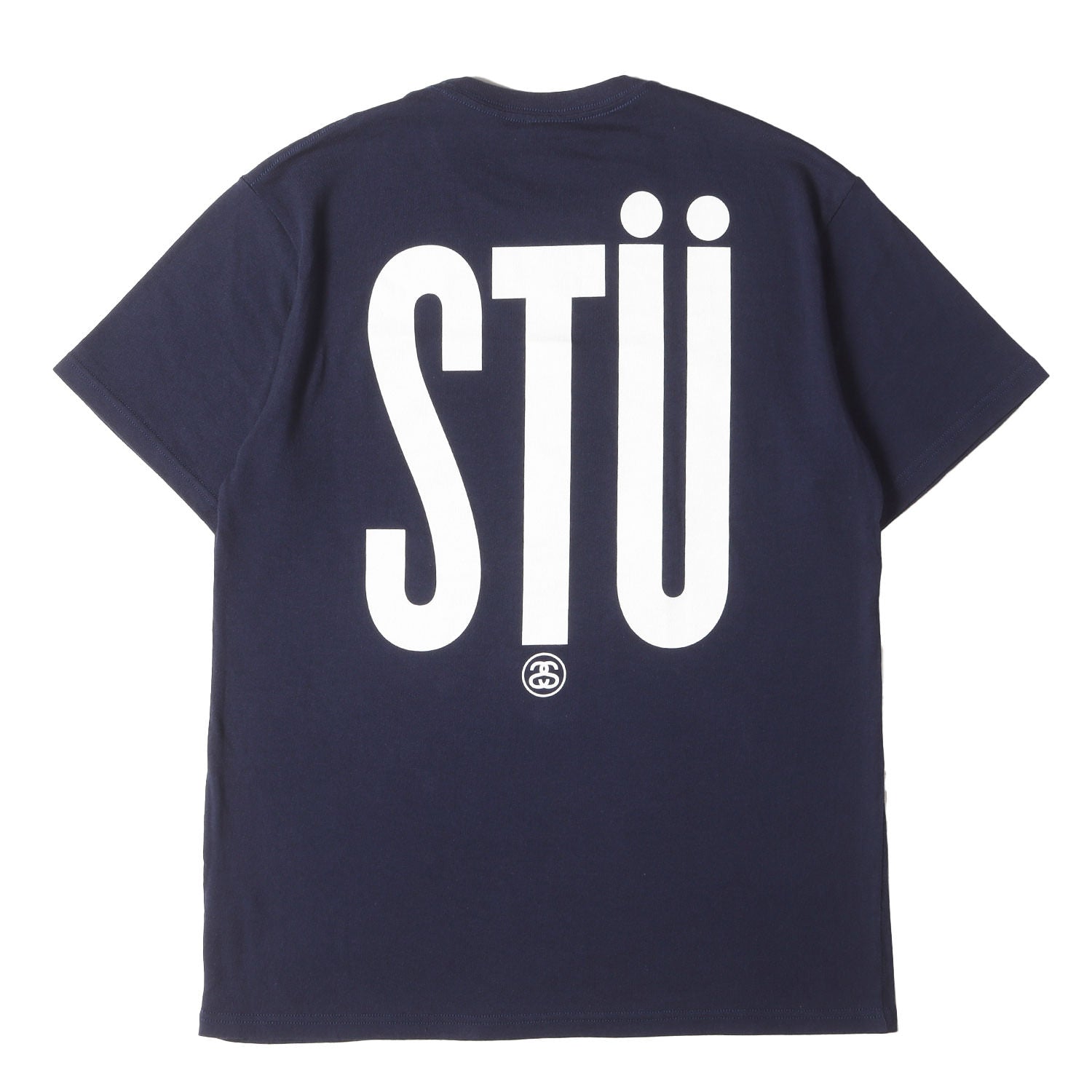 STUSSY (ステューシー) ビッグロゴ クルーネック Tシャツ - ブランド 