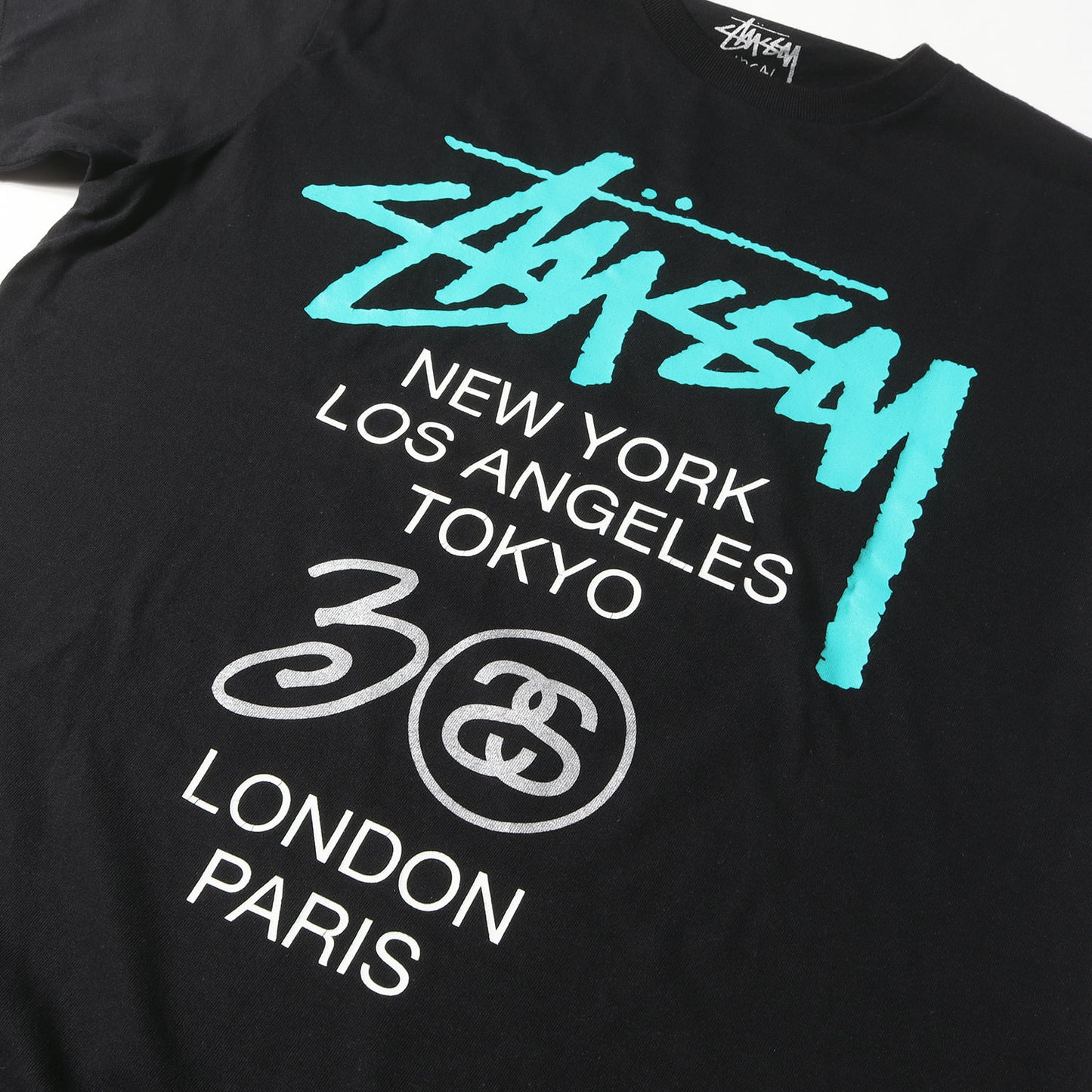 STUSSY (ステューシー) 30周年記念 ローカルカラー ワールドツアーロゴ  