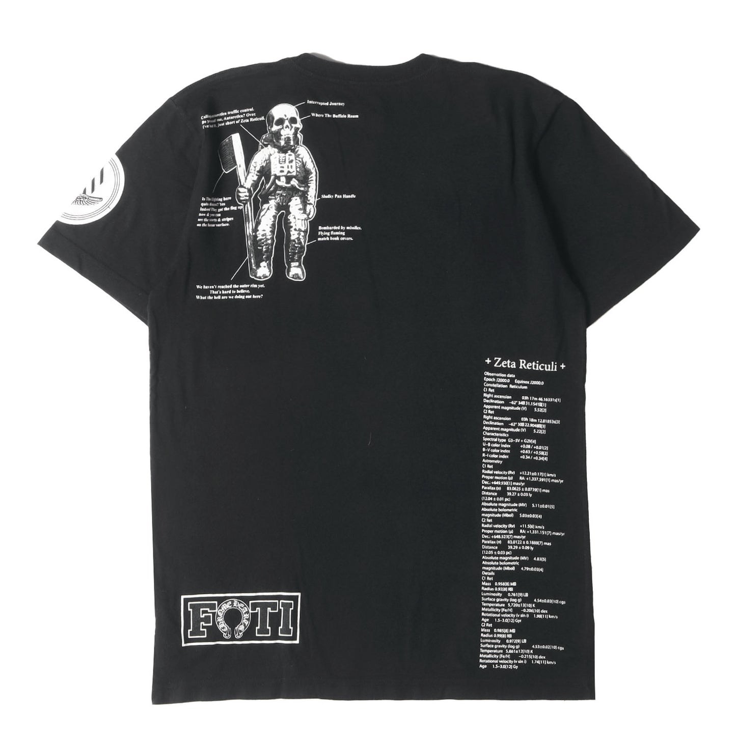 22SS JOE FOTI EXHIBITION 2022 Zeta Reticuli 限定 グラフィック Tシャツ