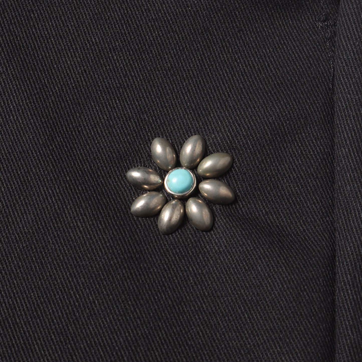 ×HTC ×Dickies フラワー ターコイズスタッズ ワーク チノパンツ