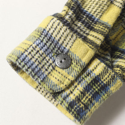 フード付き チェック フランネルシャツ(Hooded Plaid Flannel Shirt)