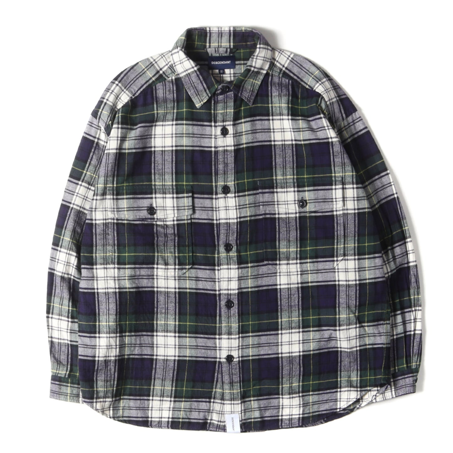 タータンチェック フランネルシャツ(VANNING PLAID LS SHIRT)