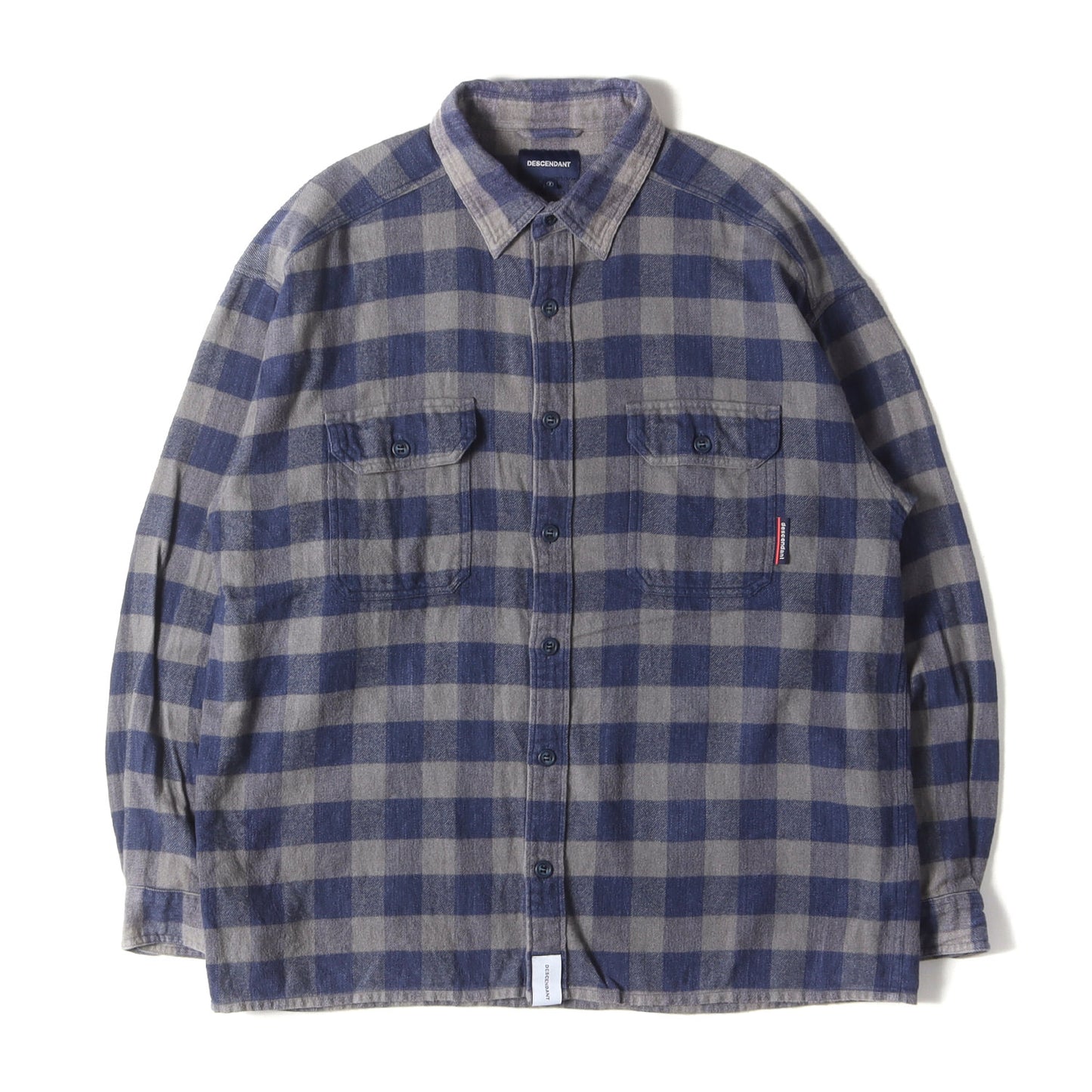 20SS ブロックチェック フランネルシャツ(VANNING CHECK L/S SHIRT)