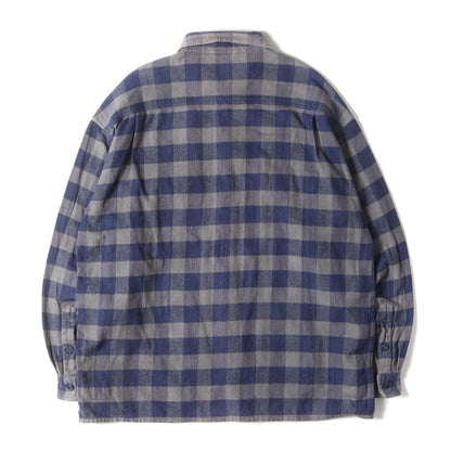 20SS ブロックチェック フランネルシャツ(VANNING CHECK L/S SHIRT)