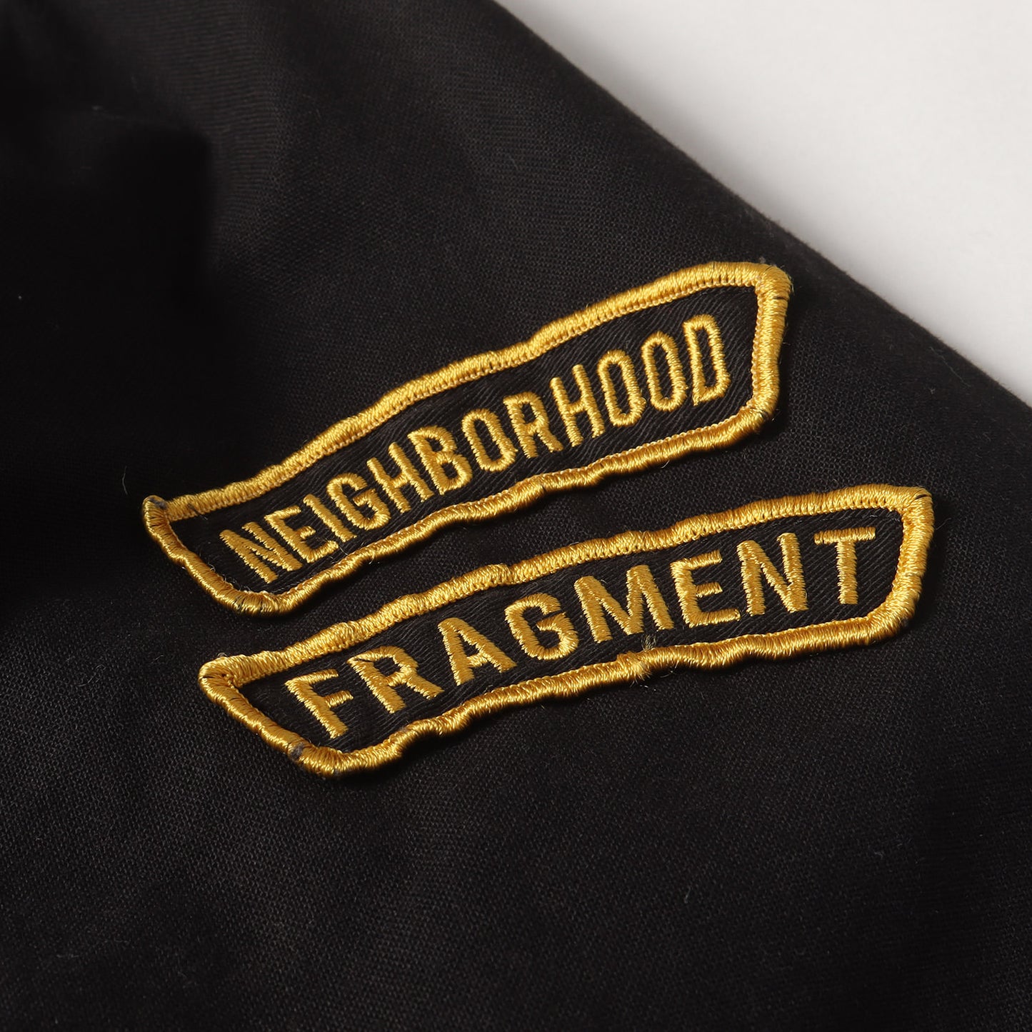00s ×fragment design ワッペン付き コットン ダブルライダースジャケット(NH CUSTOM RIDERS / C-JKT)