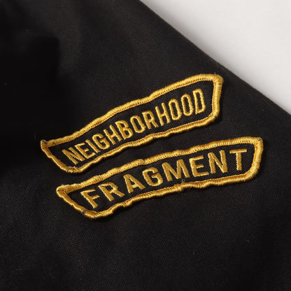 00s ×fragment design ワッペン付き コットン ダブルライダースジャケット(NH CUSTOM RIDERS / C-JKT)