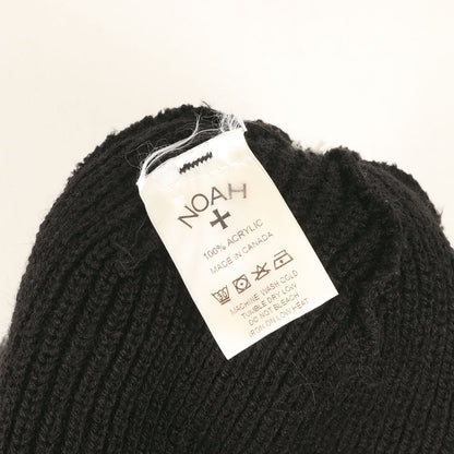 ロゴ刺繍 ボンボン ニットビーニー