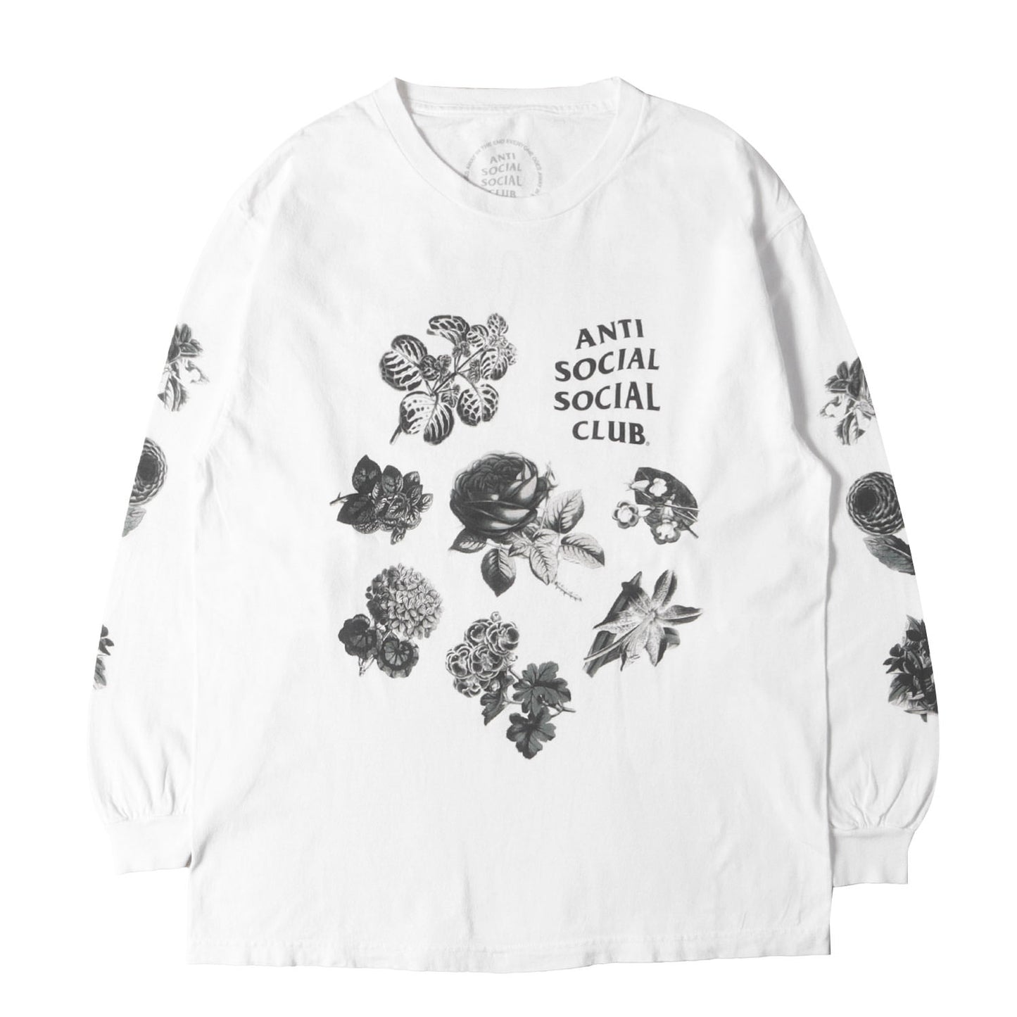 フラワーロゴ ロングスリーブ Tシャツ