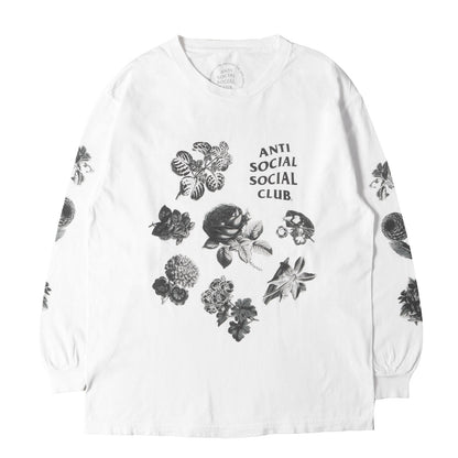 フラワーロゴ ロングスリーブ Tシャツ