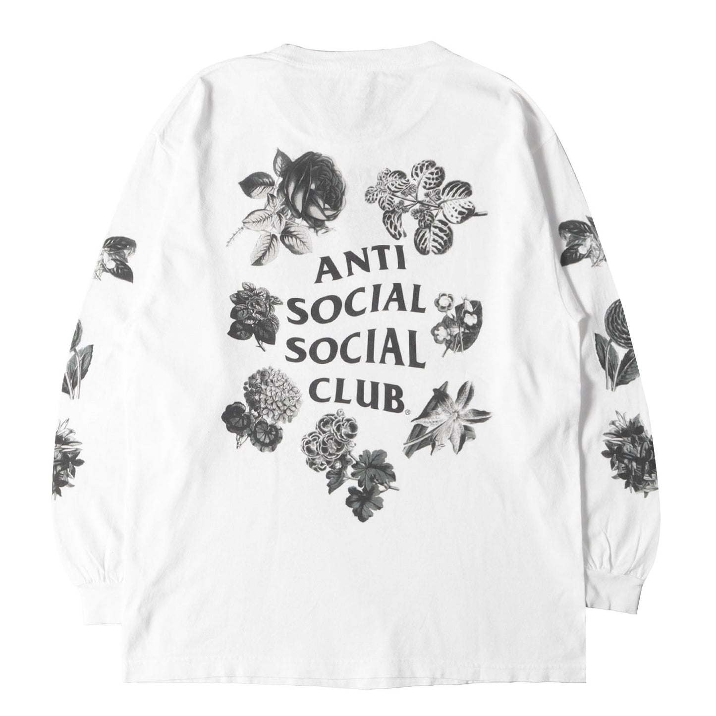 フラワーロゴ ロングスリーブ Tシャツ