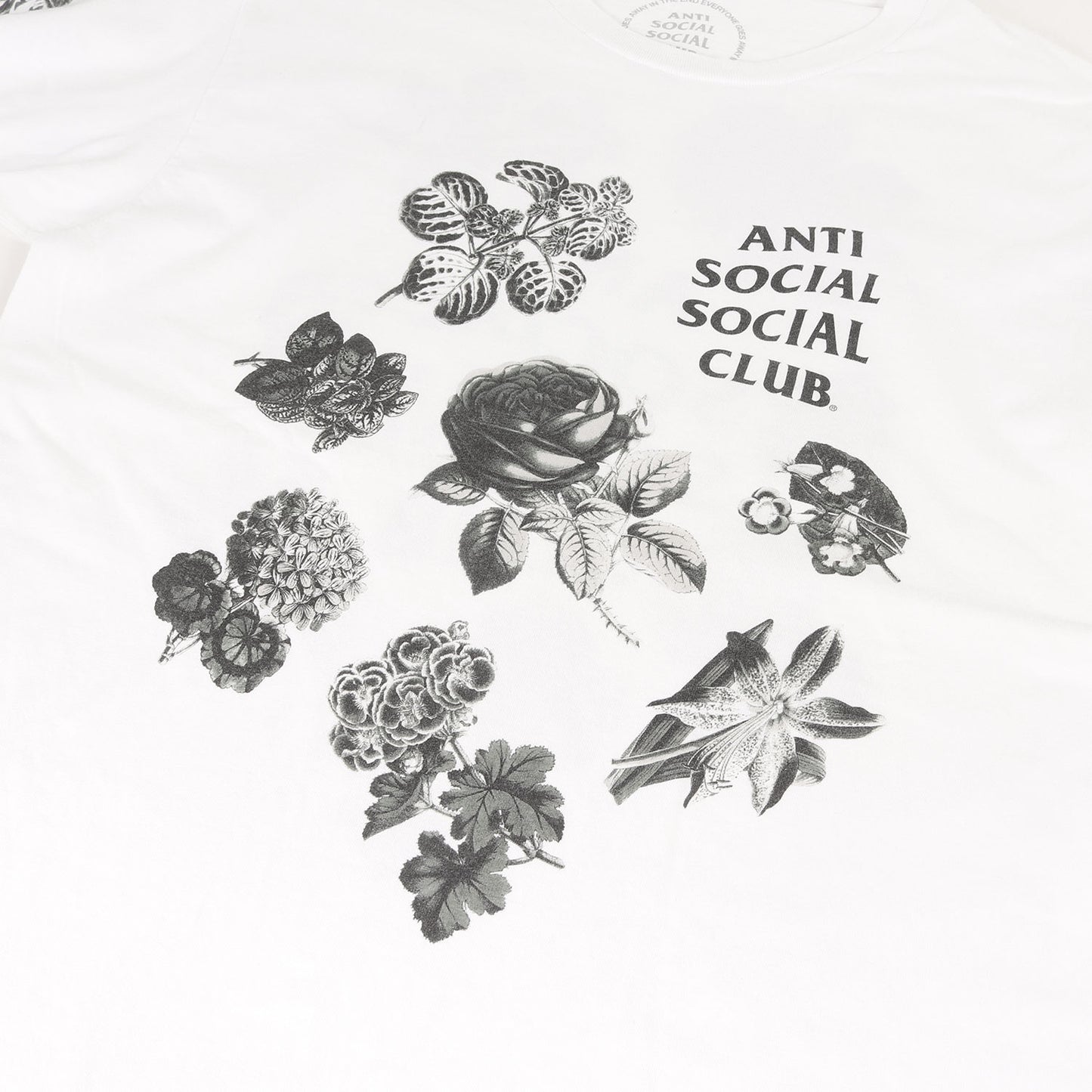 フラワーロゴ ロングスリーブ Tシャツ