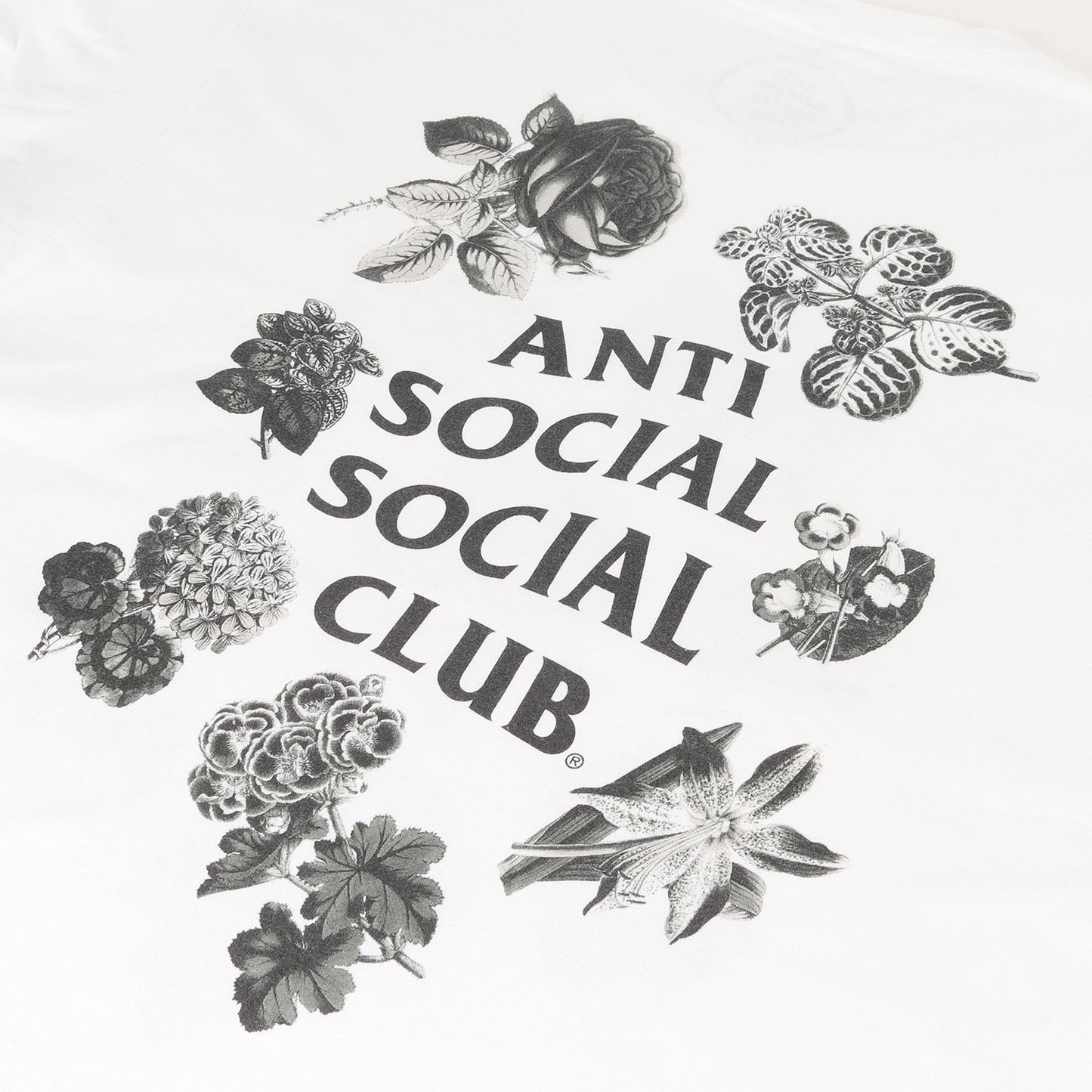 フラワーロゴ ロングスリーブ Tシャツ