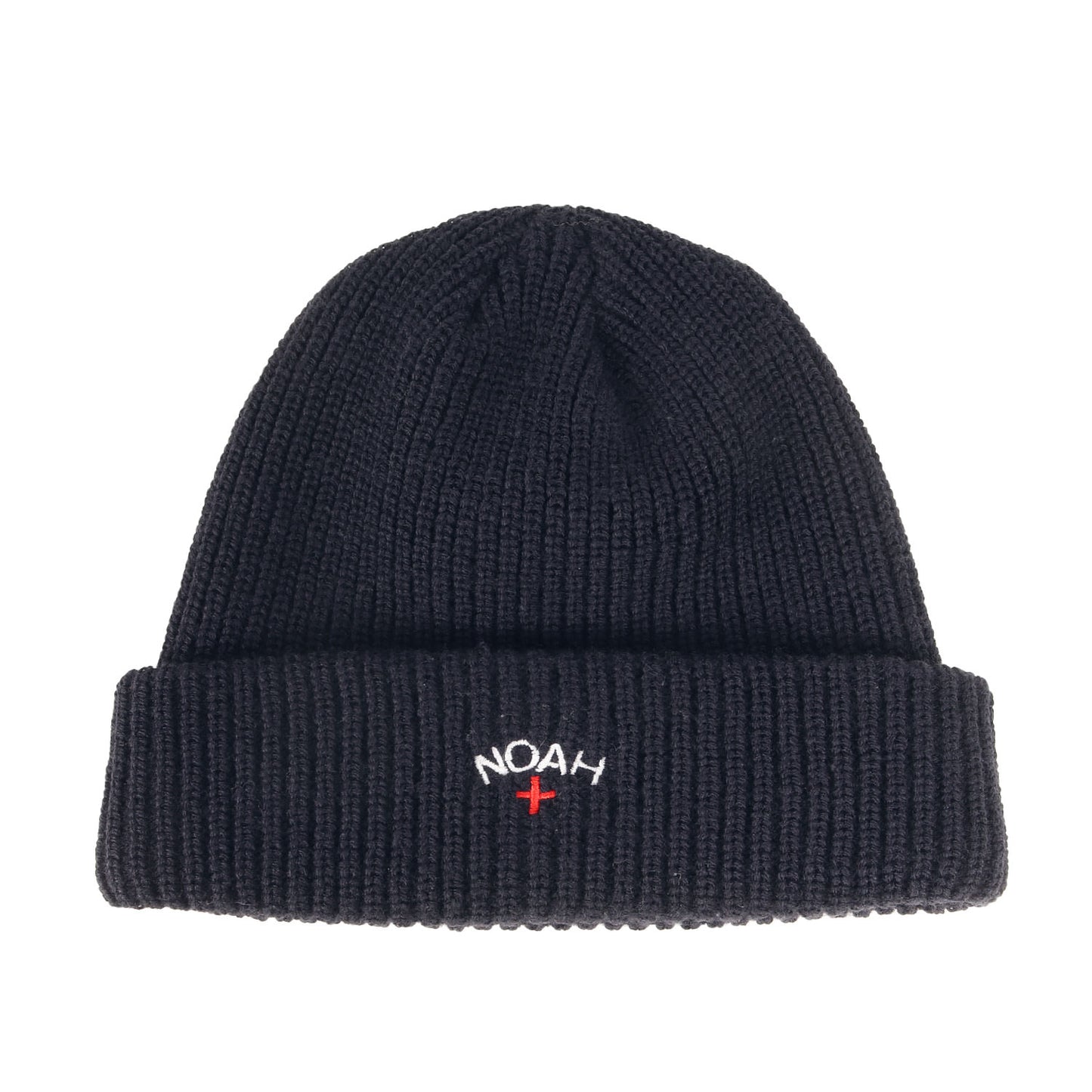 ロゴ刺繍 リブ ニットビーニー