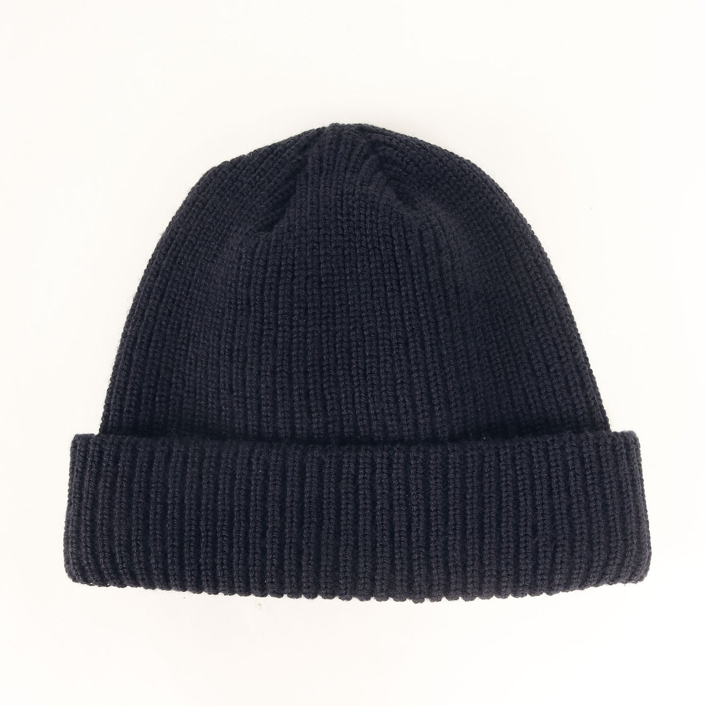 ロゴ刺繍 リブ ニットビーニー