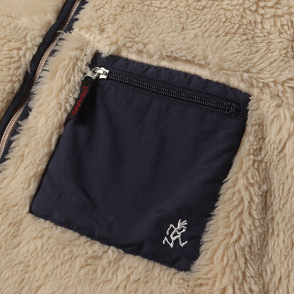 フリースボア フルジップ ジャケット